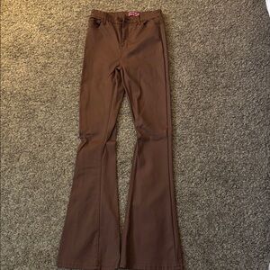 Edikted Brown Flared Pants